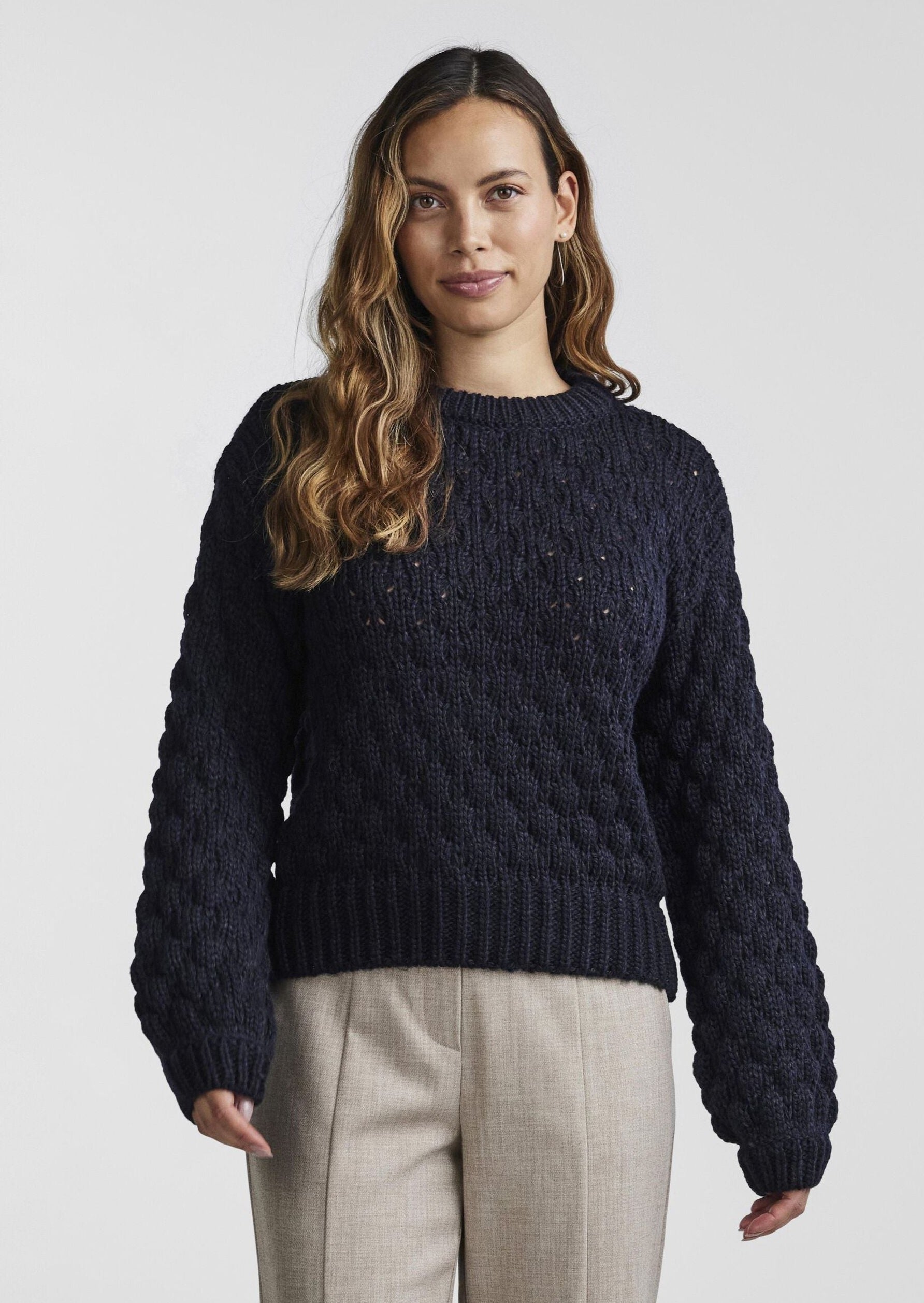 YAS Bubba Jumper - Dark Navy