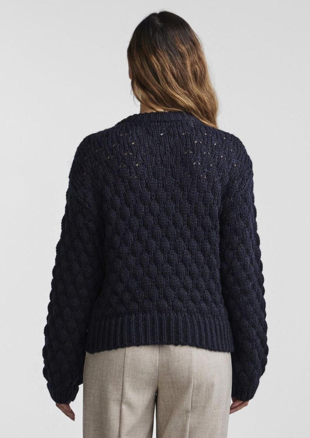 YAS Bubba Jumper - Dark Navy