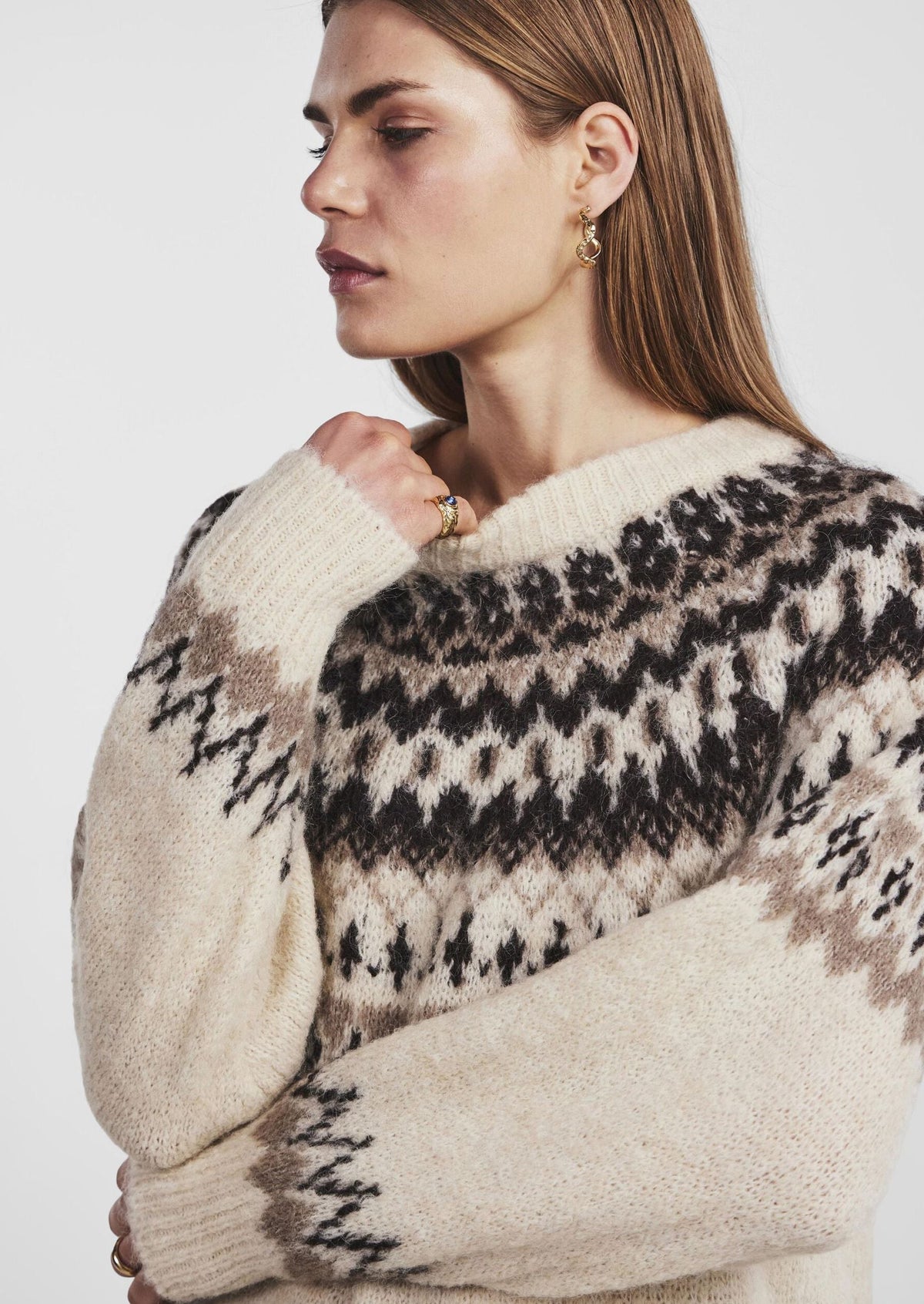 YAS Latte Jumper - Birch