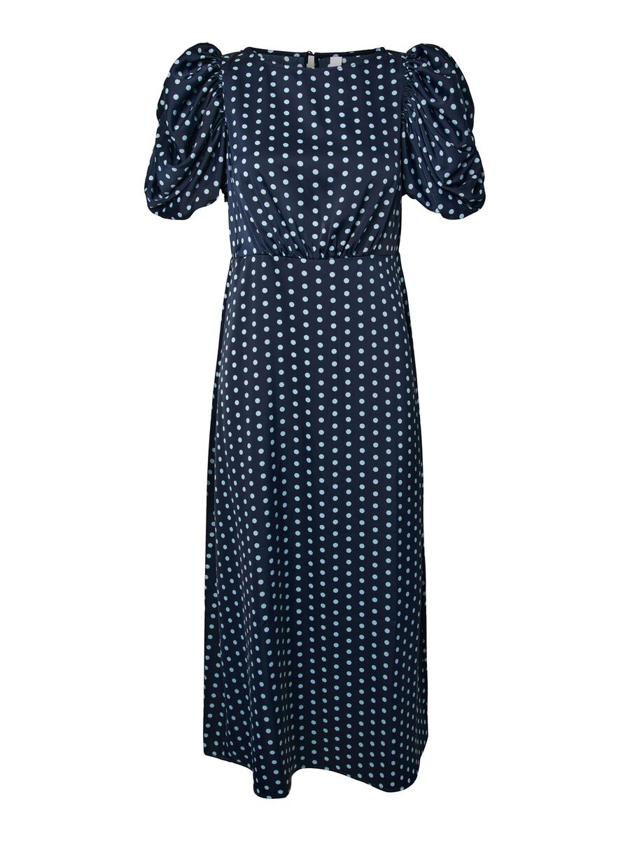 YAS Pella Midi Dress - Navy