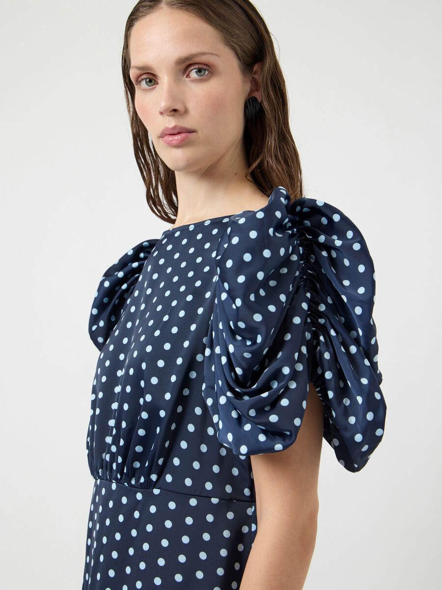 YAS Pella Midi Dress - Navy