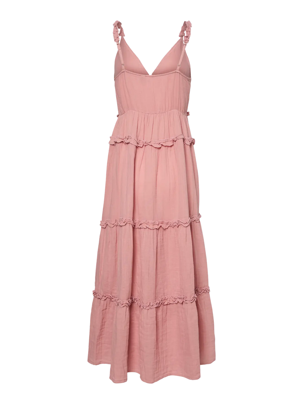 YAS Anina Frill Maxi - Pink