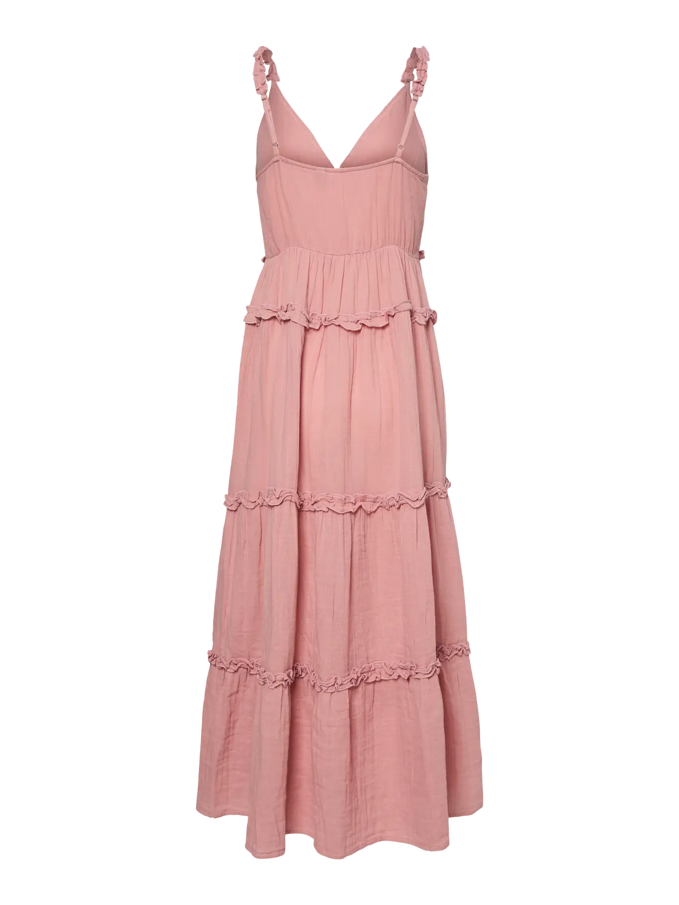 YAS Anina Frill Maxi - Pink