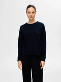 Selected Femme Lulu Jumper - Dark Sapphire