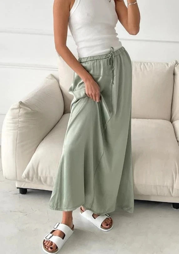 Charli Pheobe Maxi Skirt - Eucalyptus
