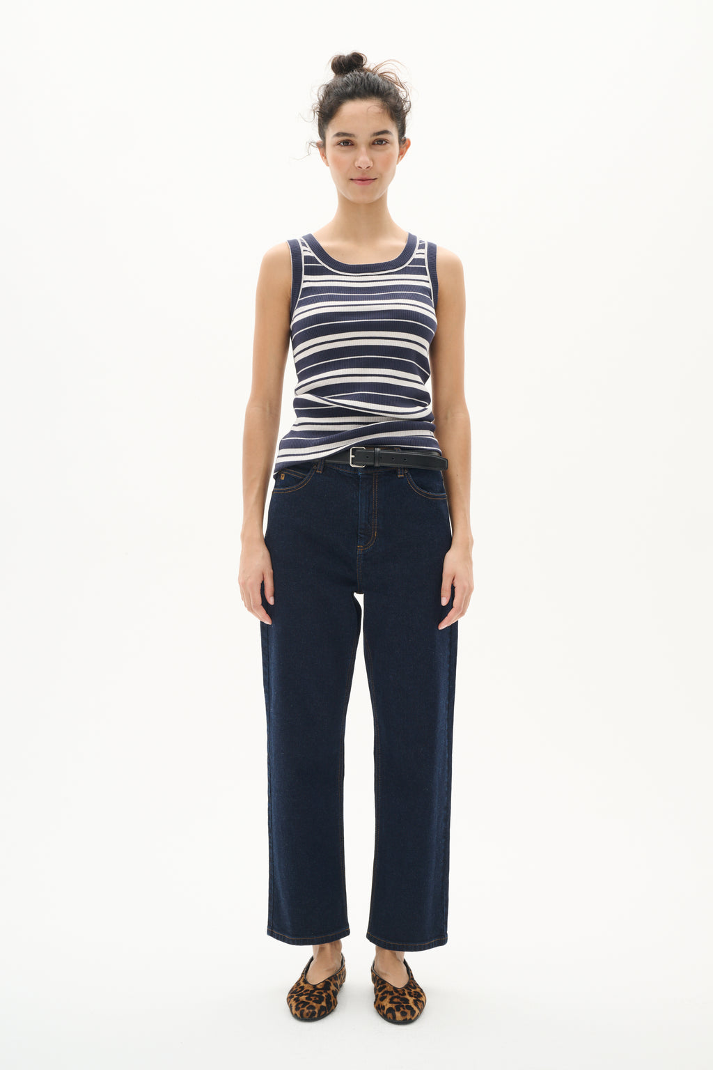 In Wear Dagnal Striped Tank