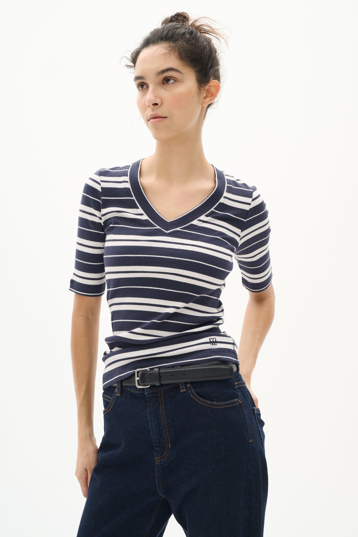 InWear Dagnal T-Shirt - Navy Stripe