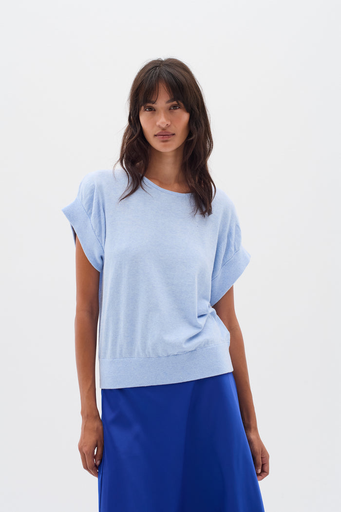 In Wear Yas Top - Pale Blue