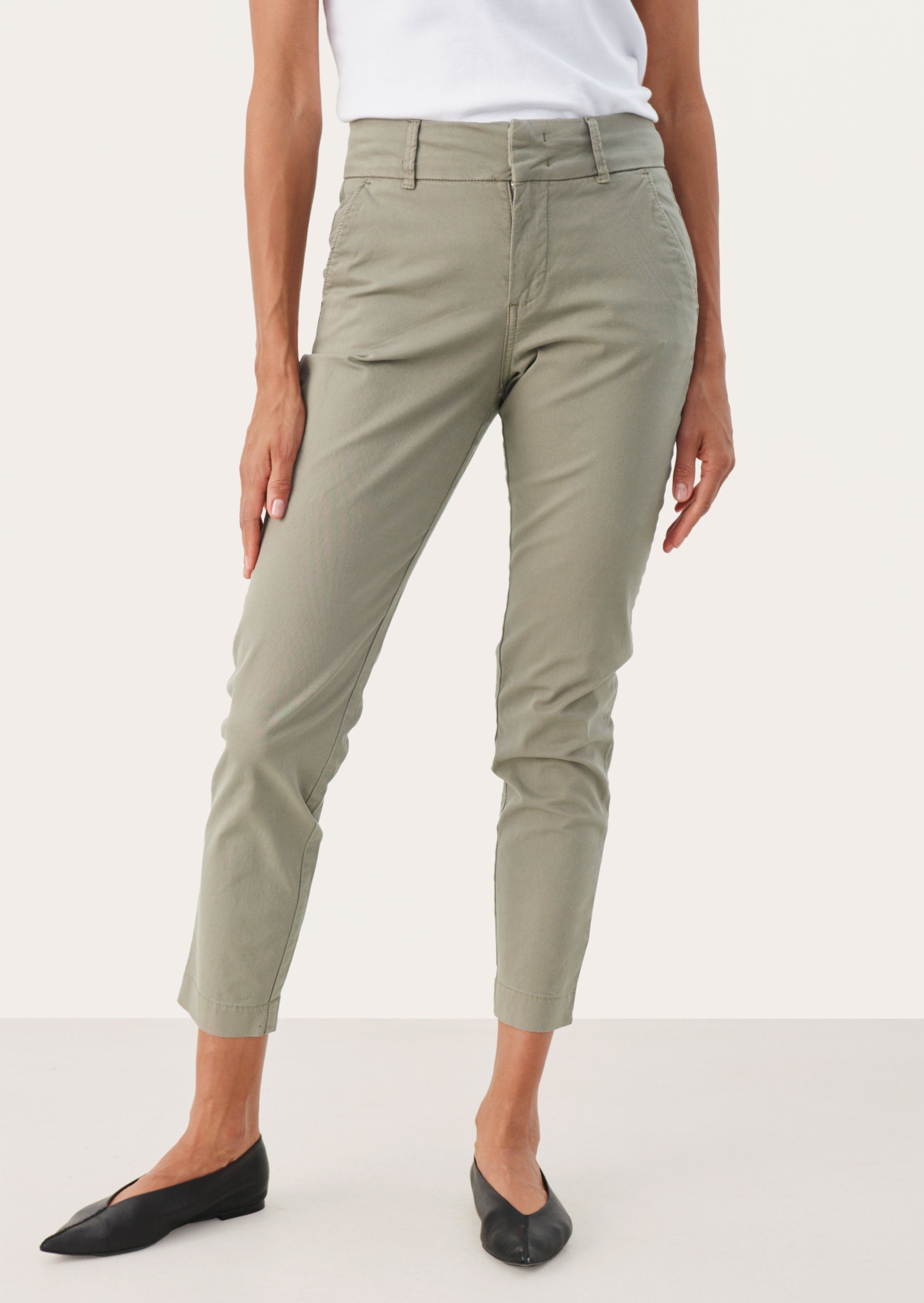 Part Two Soffys Chino - Vetiver