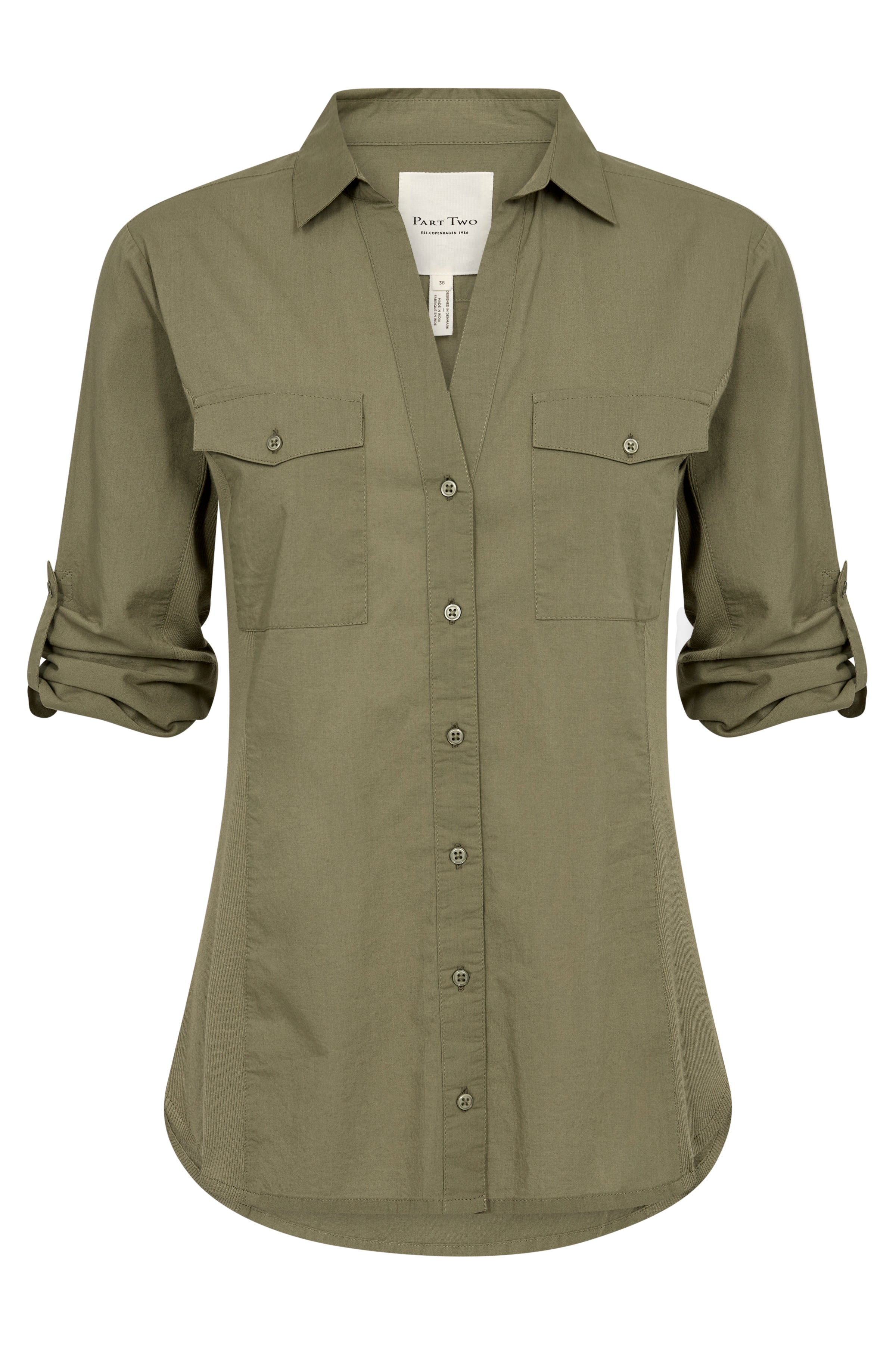 Part Two Cortnia Shirt - Khaki
