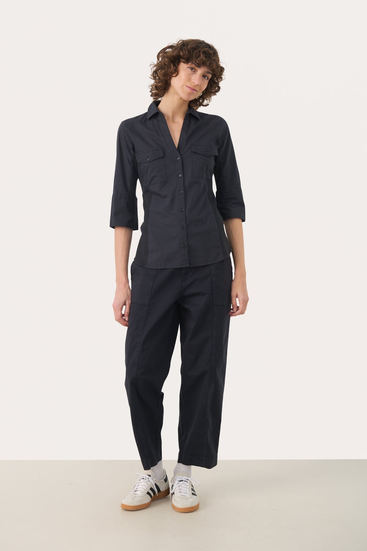 Part Two Cortnia Shirt - Navy