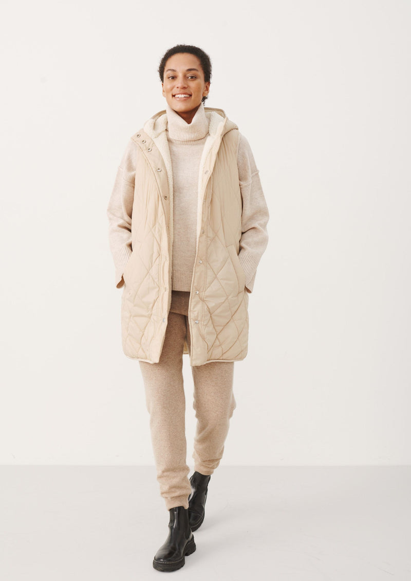 Part Two Keisie Gilet - Oatmeal