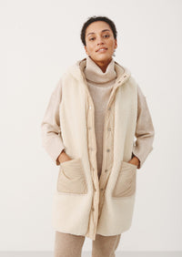 Part Two Keisie Gilet - Oatmeal