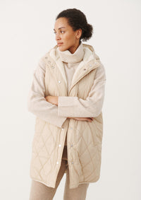 Part Two Keisie Gilet - Oatmeal