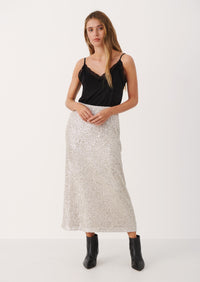 Part Two Teffani Skirt - Silver