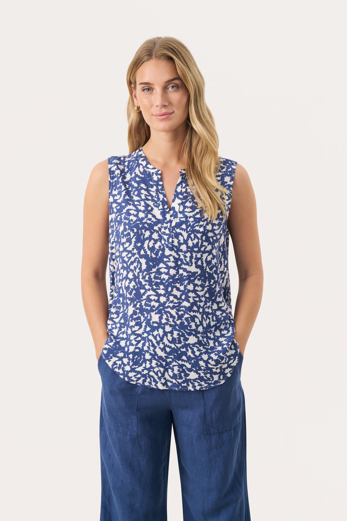 Part Two Andia Top - Blue