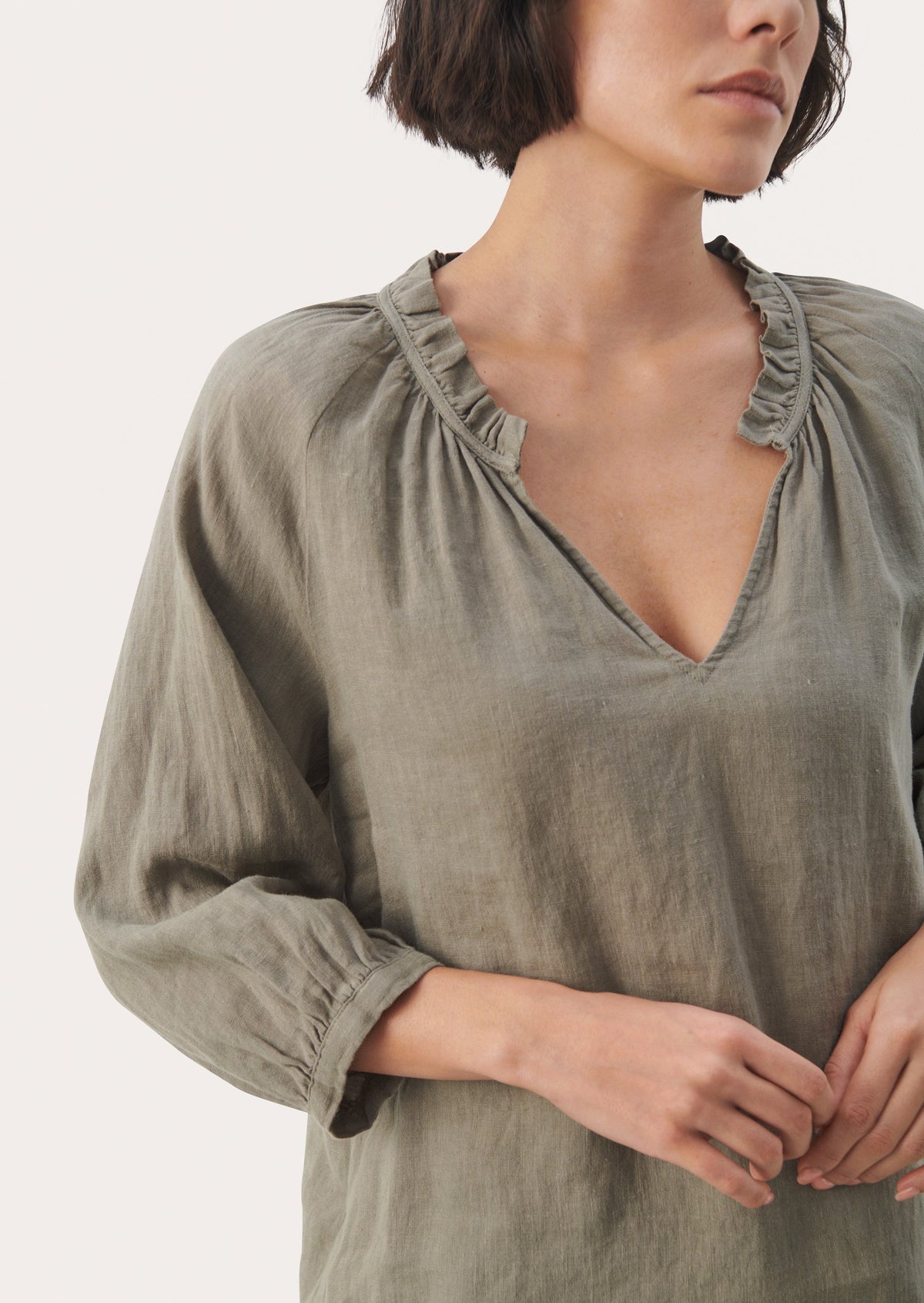 Part Two Elody Blouse - Vetiver