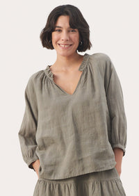 Part Two Elody Blouse - Vetiver