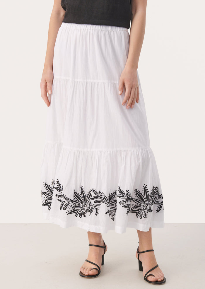 Part Two Gyrithe Skirt - White