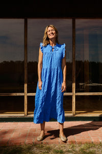 Part Two Gimalina Tiered Dress - Blue