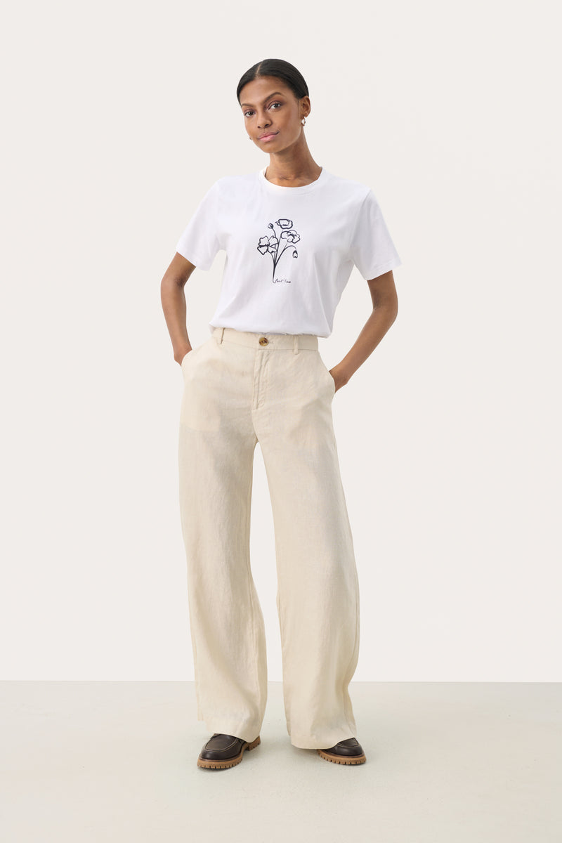 Part Two Ninnes Linen Trousers - Beige