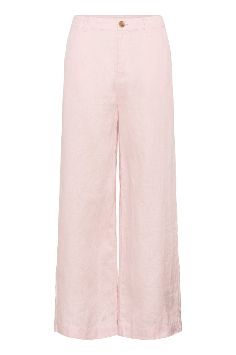 Part Two Ninnes Linen Trousers - Pink