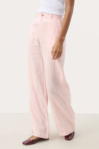 Part Two Ninnes Linen Trousers - Pink