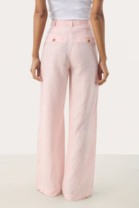 Part Two Ninnes Linen Trousers - Pink