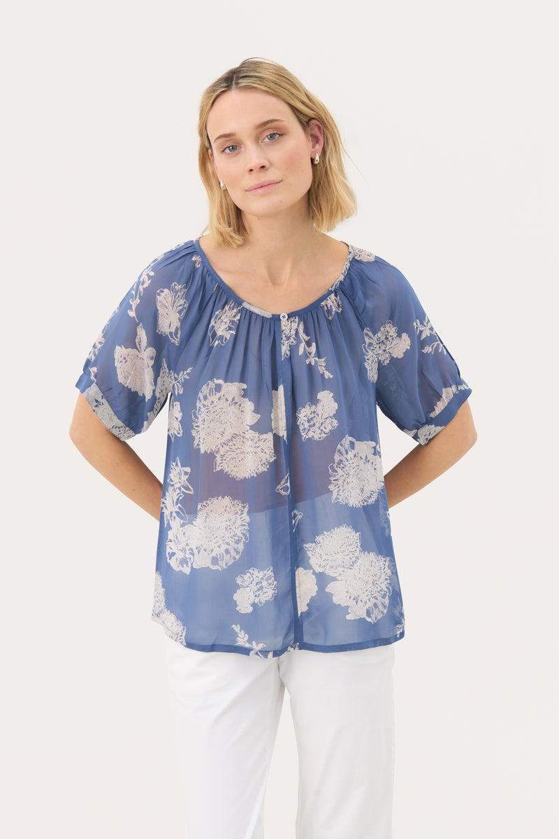 Part Two Rosanna Blouse - Blue