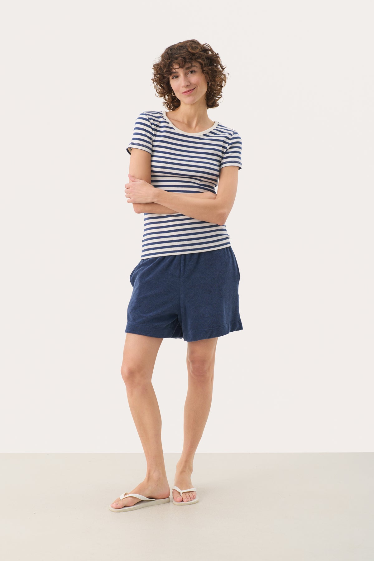 Part Two Rochelle T-Shirt - Navy Stripe