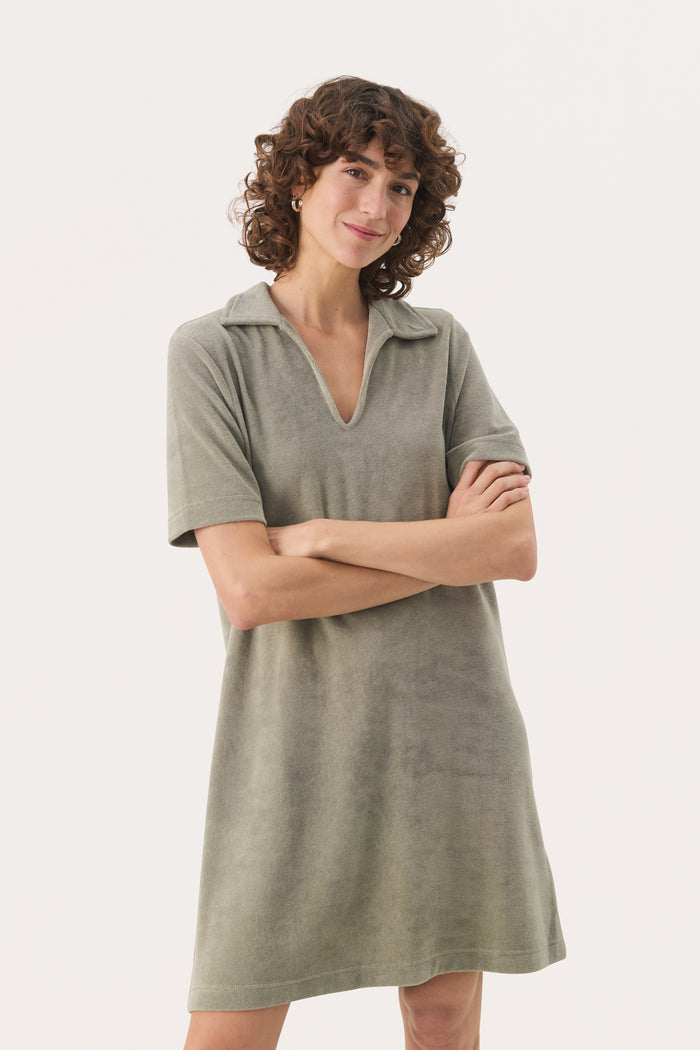 Part Two Rositta Dress - Khaki