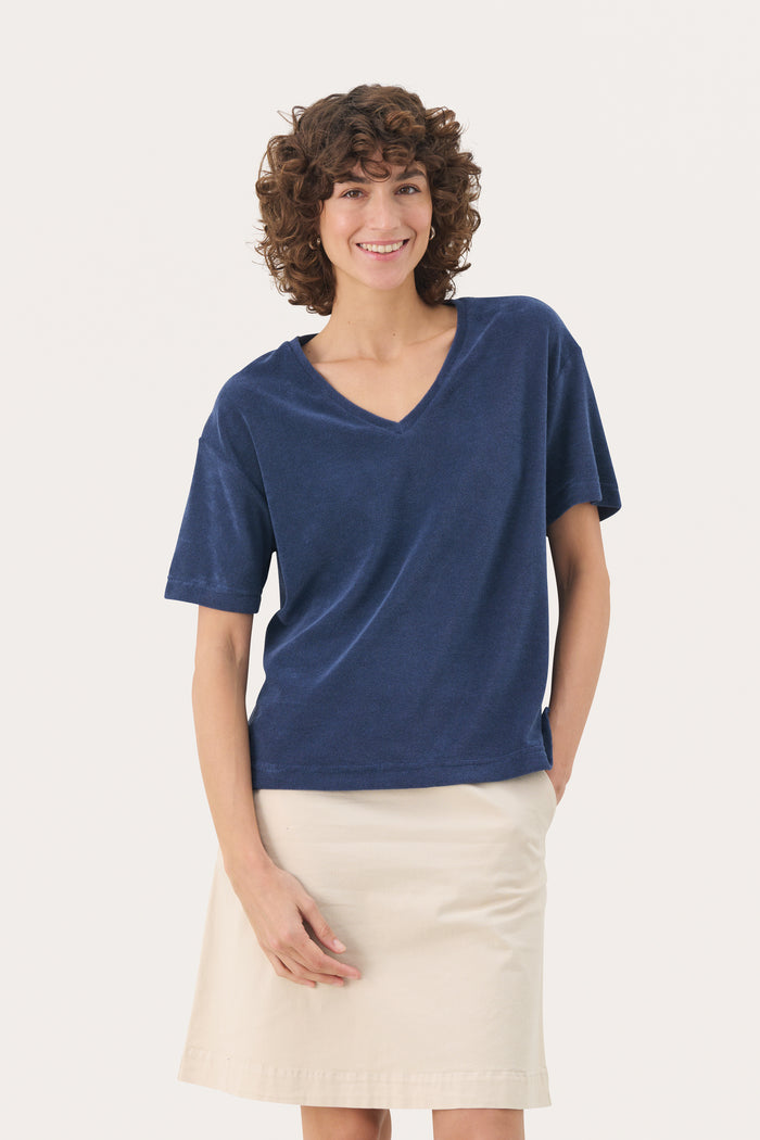 Part Two Rylie Top - Navy