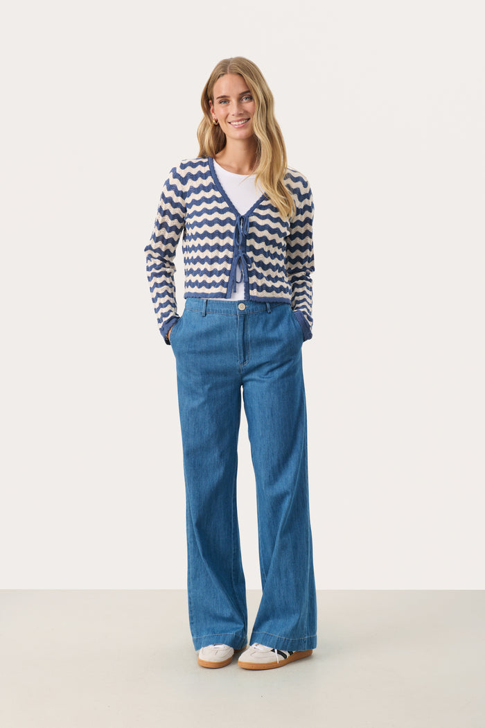 Part Two Rosefine Cardigan - Blue