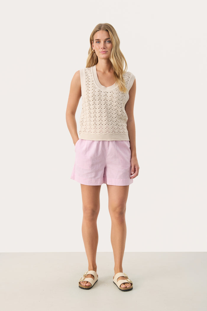 Part Two Radka Knit Vest - Cream