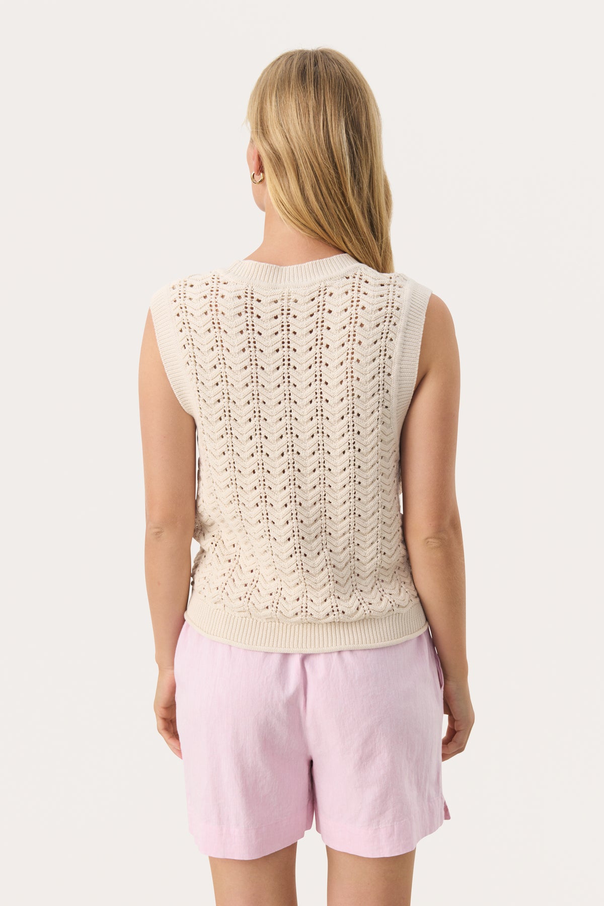 Part Two Radka Knit Vest - Cream