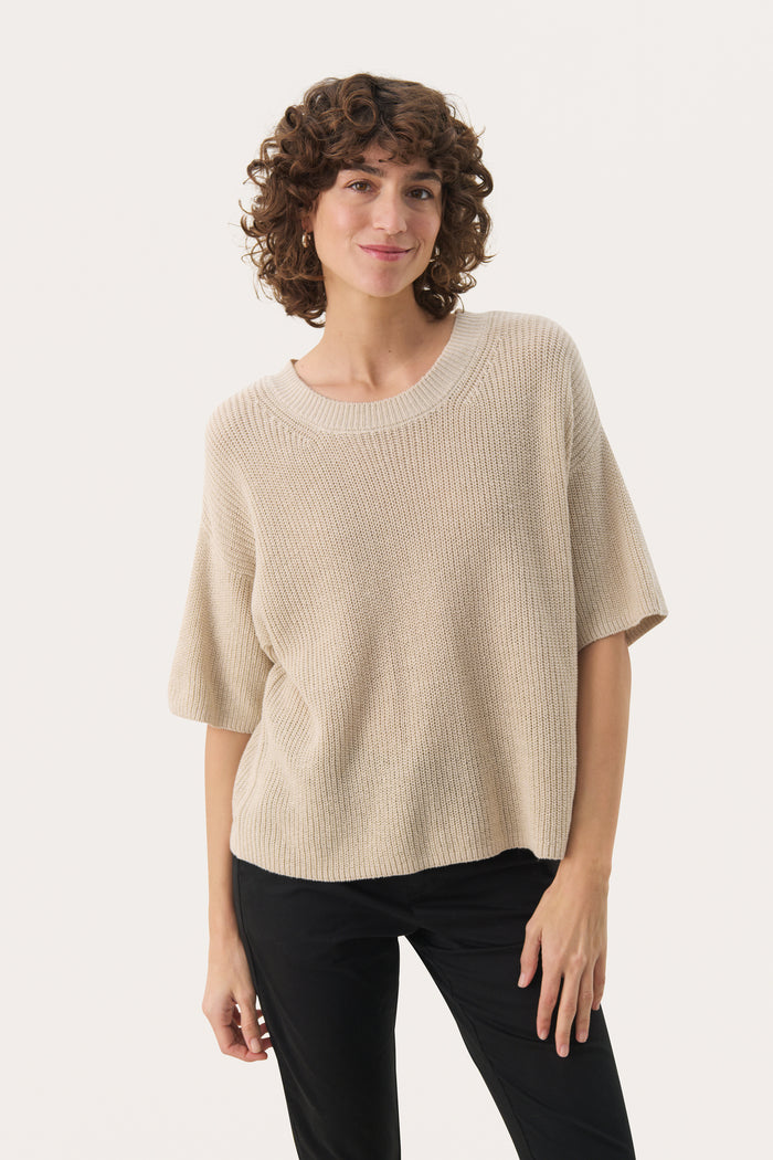 Part Two Reiko Knit Jumper - Beige