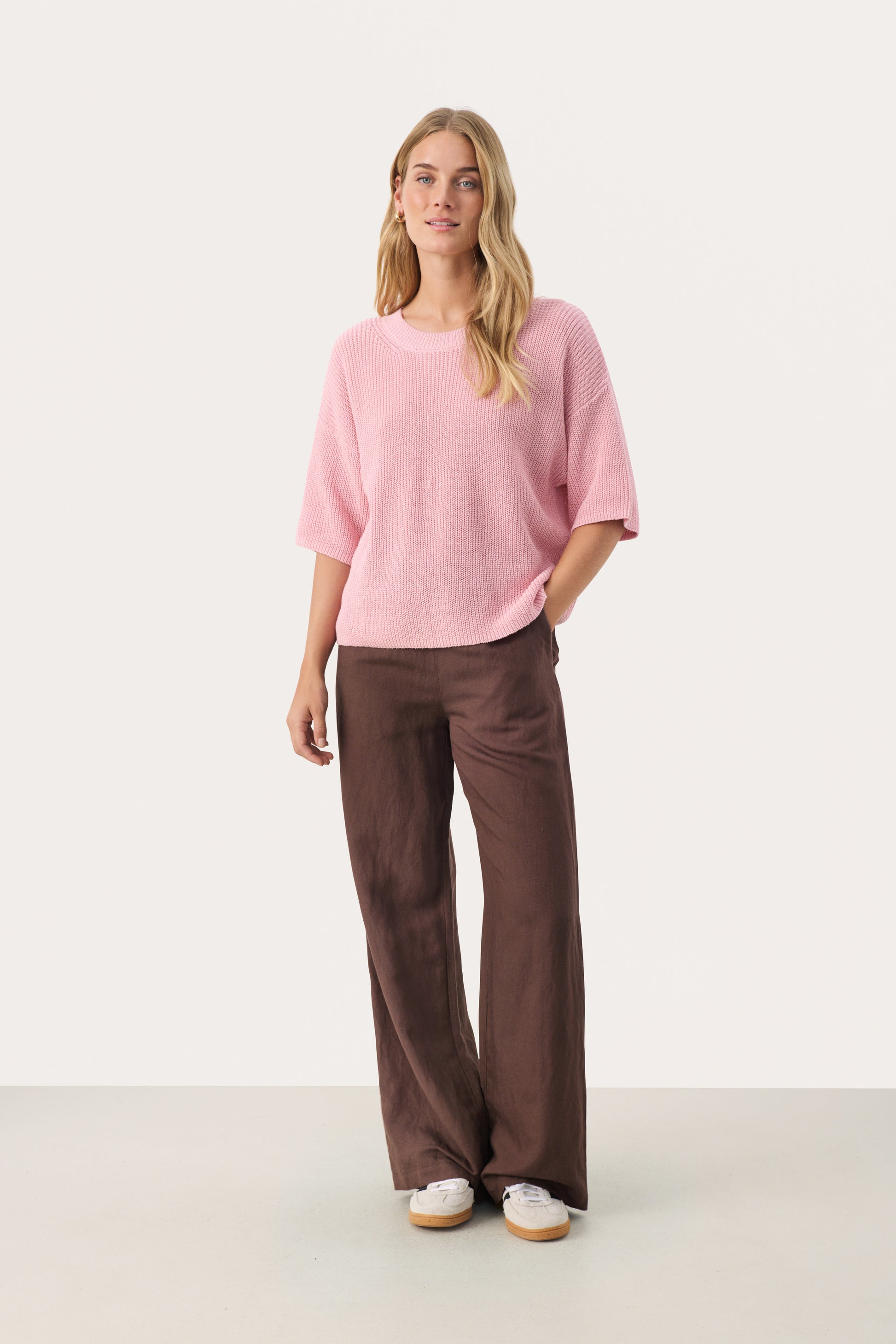 Part Two Reiko Knit Jumper - Pink