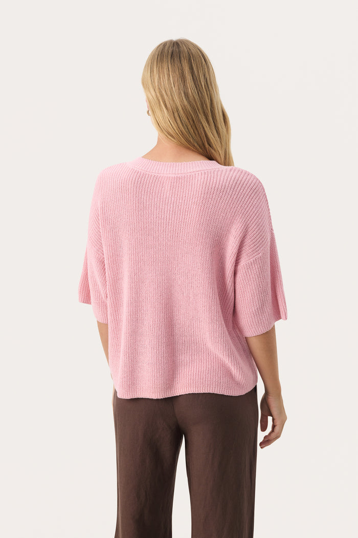Part Two Reiko Knit Jumper - Pink