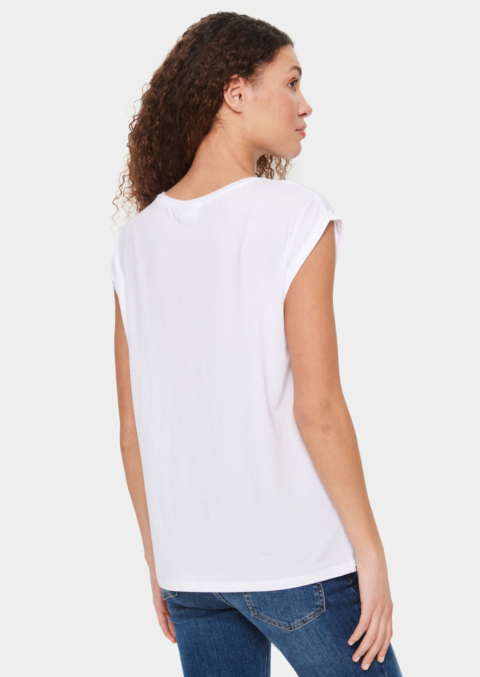 Saint Tropez Adelia T-Shirt - Bright White