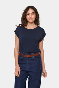 Saint Tropez Adelia T-Shirt - Navy