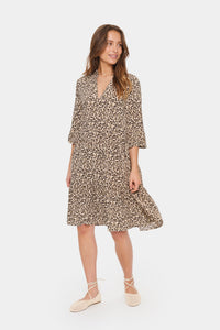 Saint Tropez Eda Dress - Leopard