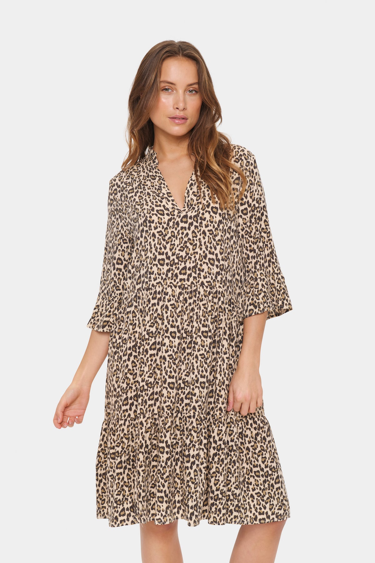 Saint Tropez Eda Dress - Leopard