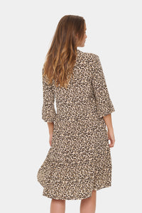 Saint Tropez Eda Dress - Leopard