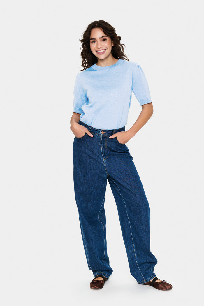 Saint Tropez Mila Jumper - Pale Blue