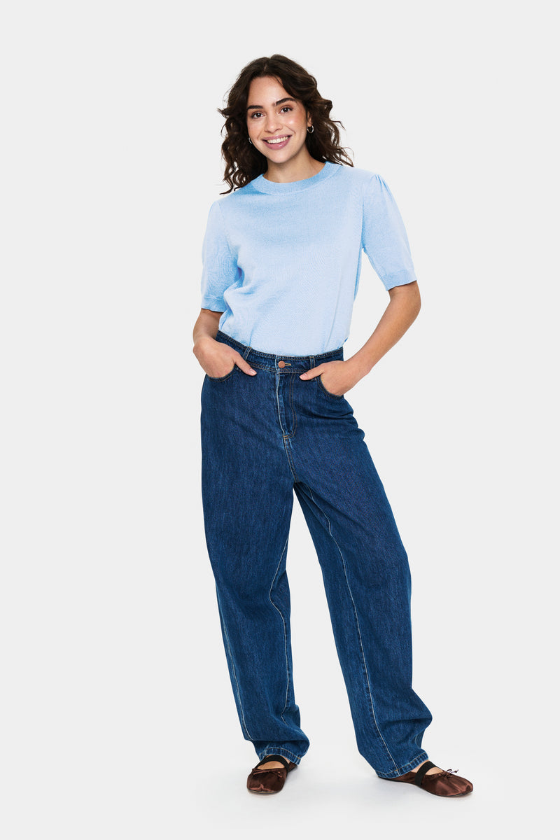 Saint Tropez Mila Jumper - Pale Blue