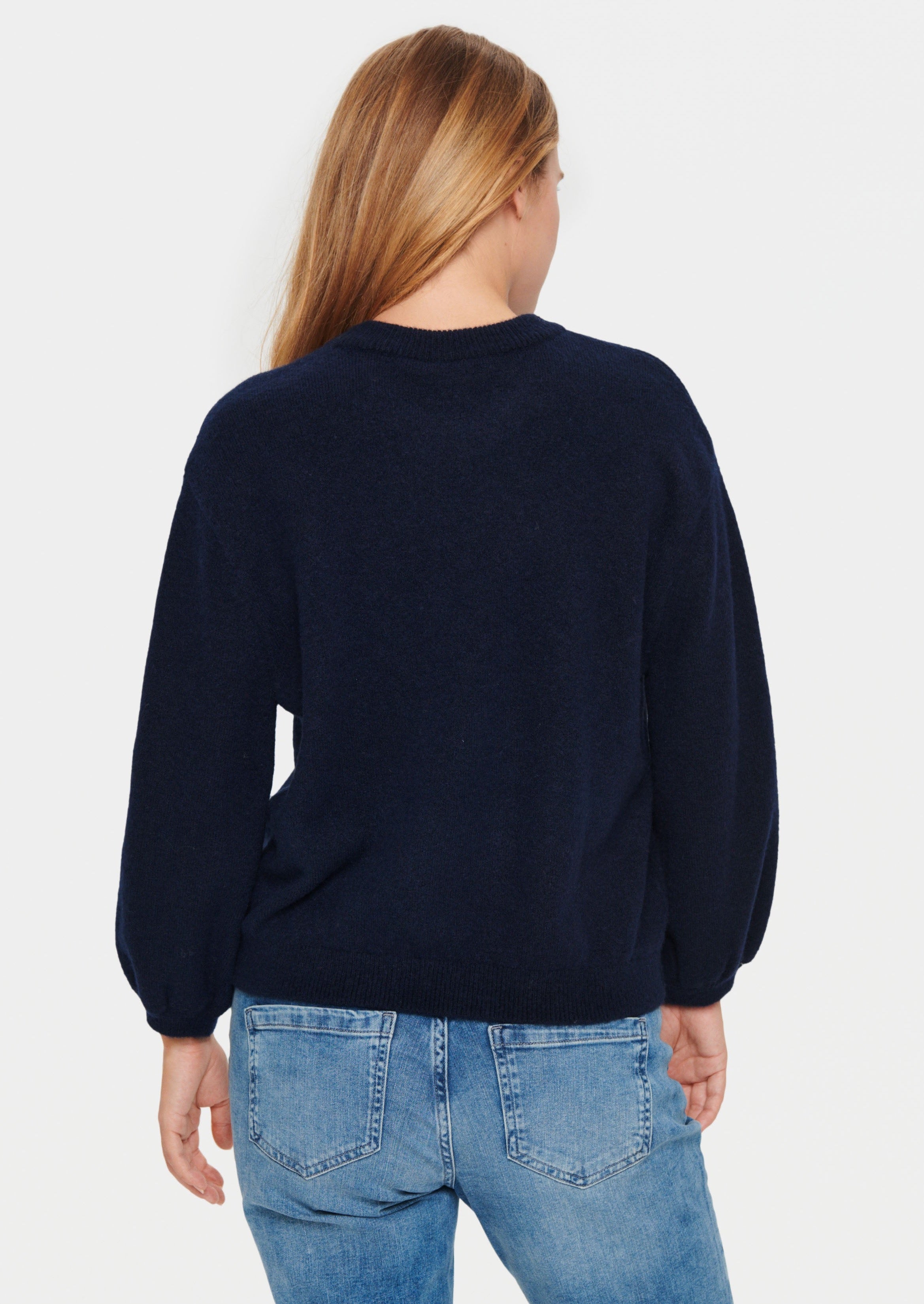 Saint Tropez Barbel Jumper - Obsidian