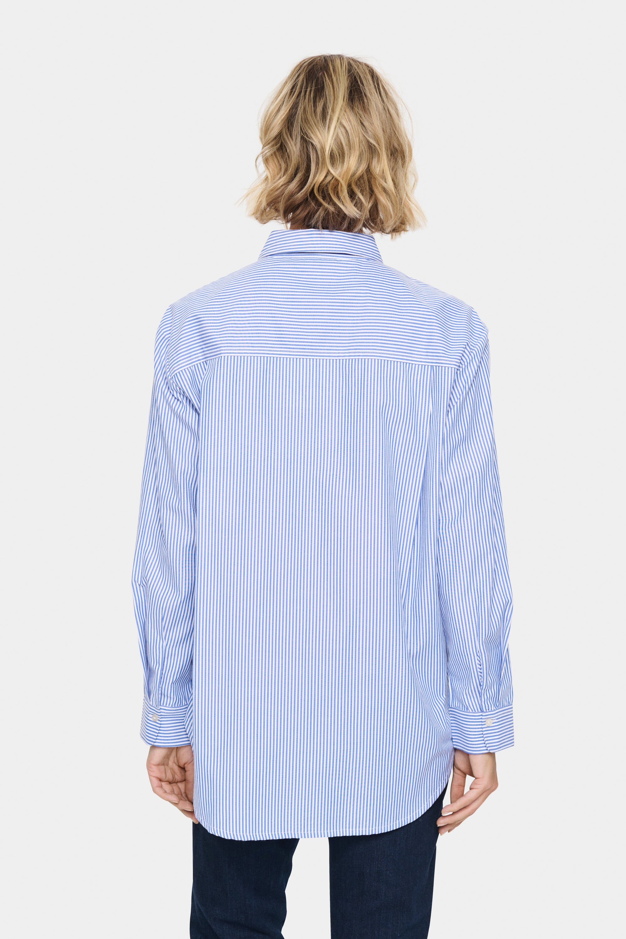 Saint Tropez Juno Stripe Shirt - Blue