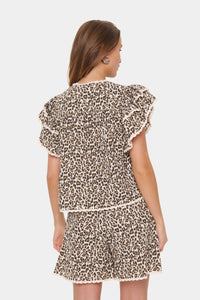 Saint Tropez Kirby Blouse - Leo