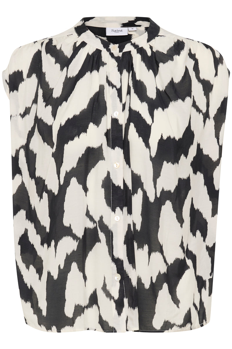 Saint Tropez Kelsie Blouse - Black