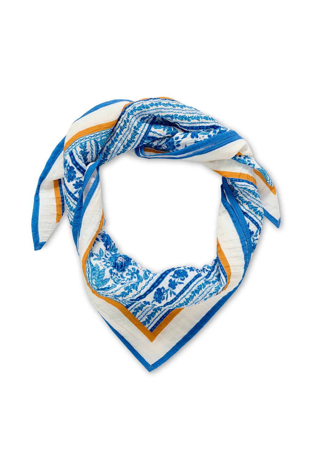 Saint Tropez Kaisa Scarf - Blue Tile